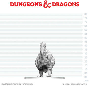 D&D Unpainted Axe Beak (WV29)