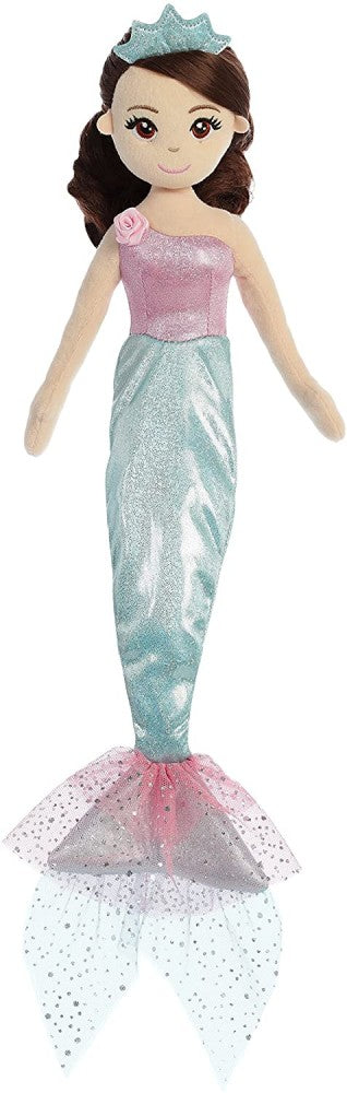 Sea Shimmers Princess Teal Mermaid 18" Plush