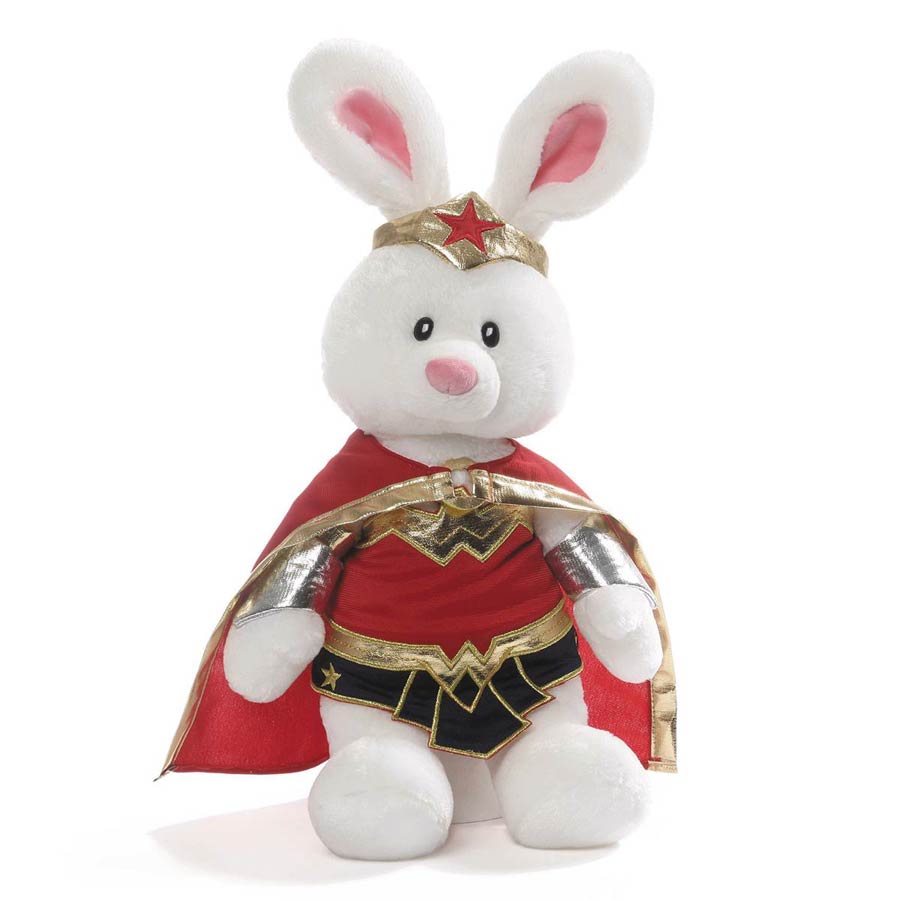 Gund DC Comics Wonder Woman Limited Edition Bunny 14" Plush