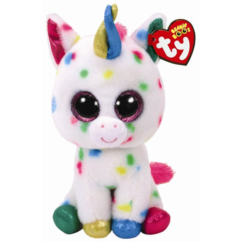 Ty Beanie Boos Harmonie Speckled Unicorn 6" Plush