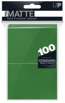 Pro-Matte Green Sleeves 100ct