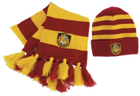 Harry Potter Gryffindor Knit Hat & Scarf Set