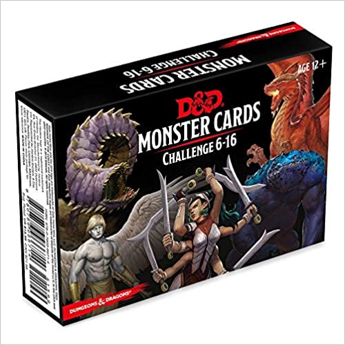 Dungeons & Dragons Monster Cards Challenge 6-16 Deck