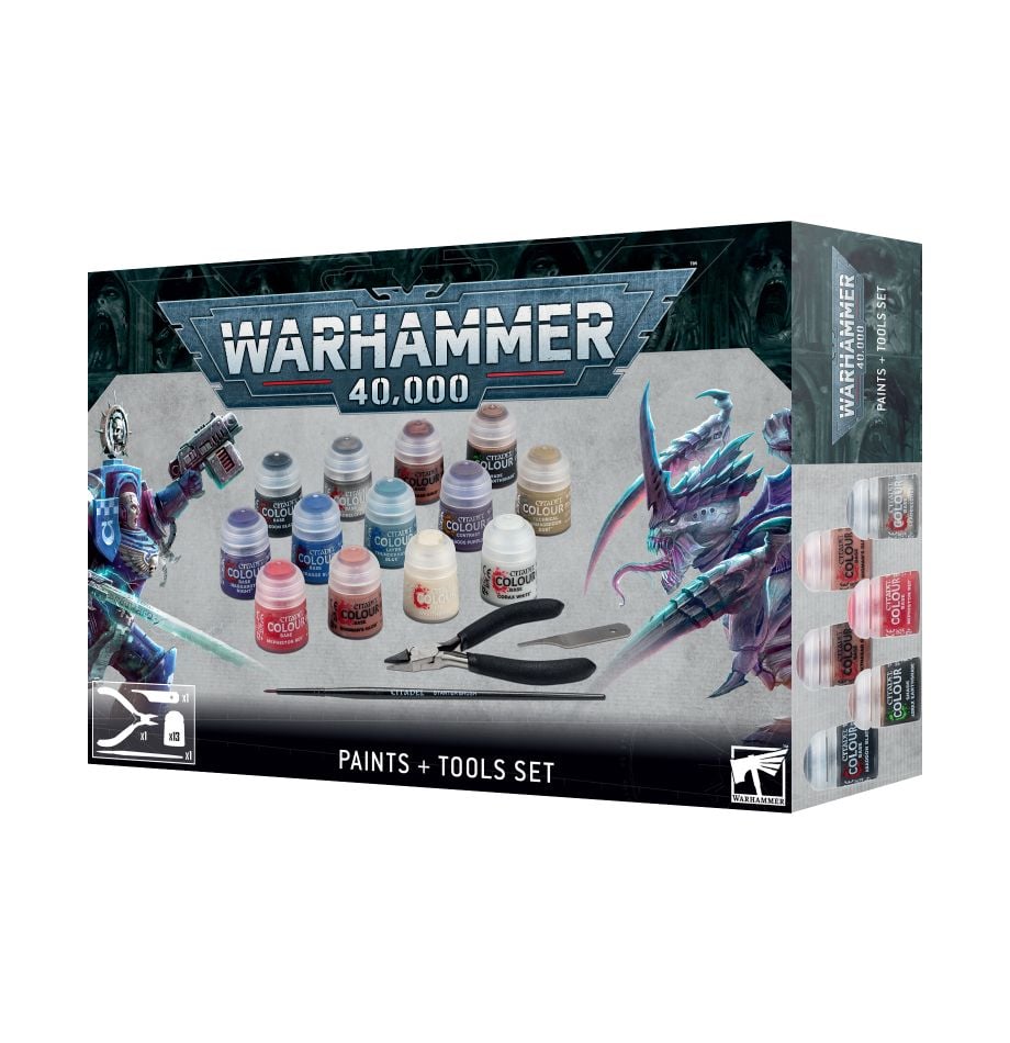 Warhammer 40K Paints & Tools Set 10th Edition