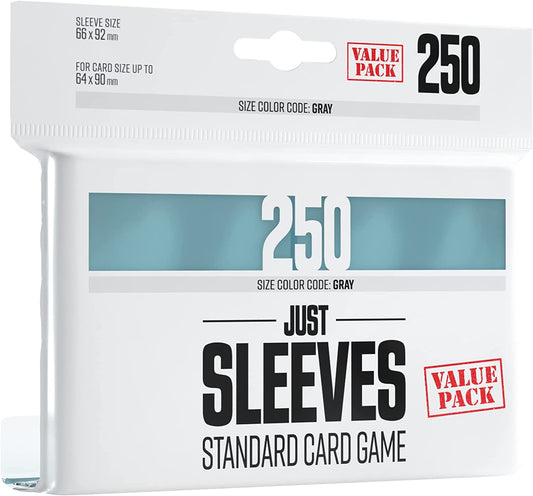 Gamegenic Just Sleeves Standard Clear Value Pack 250ct