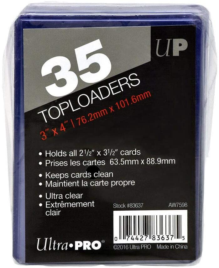 UltraPro Toploders Card Protectors (35ct)