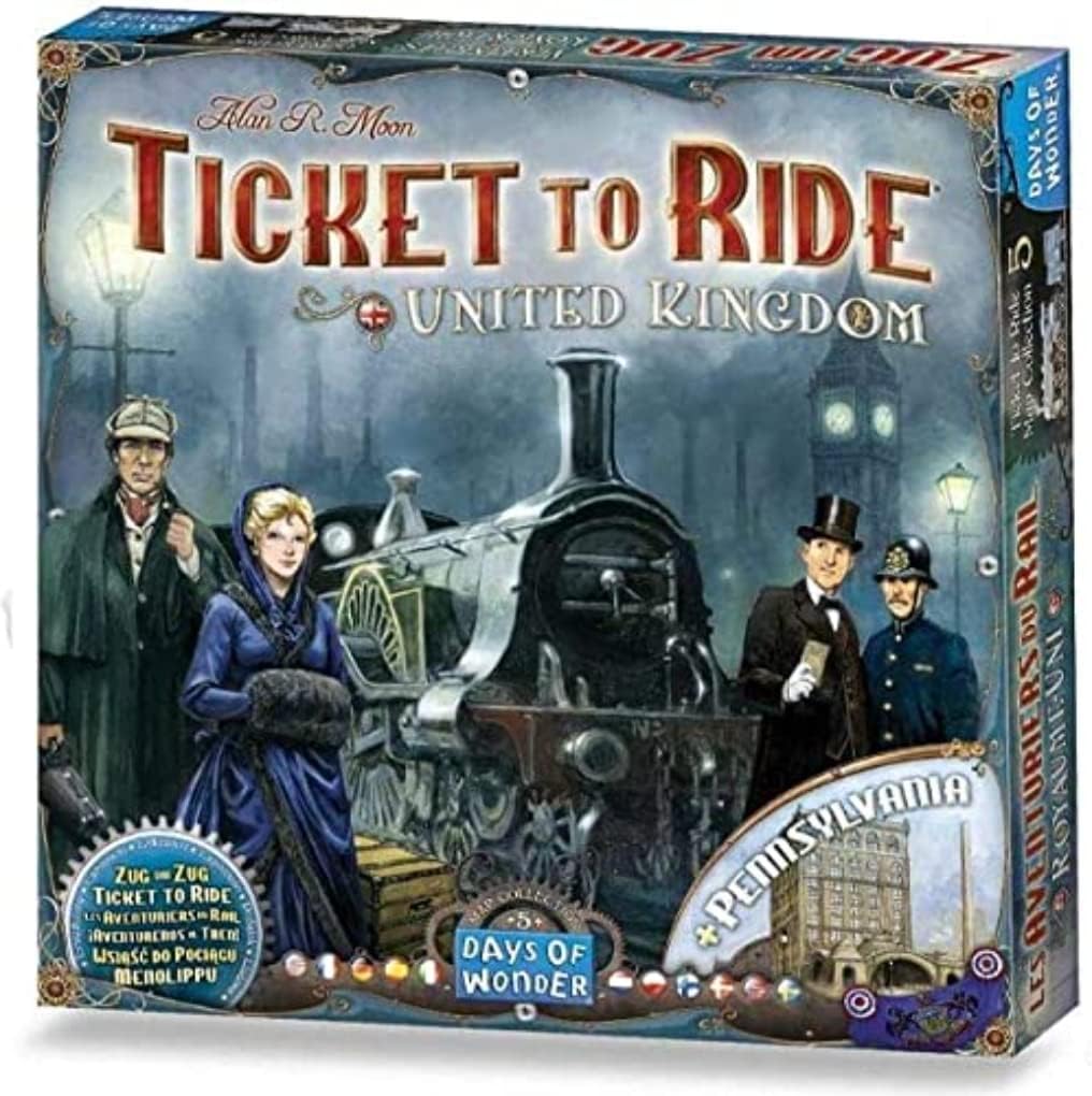 Ticket to Ride Map Collection 5: United Kingdom & Pennsylvania