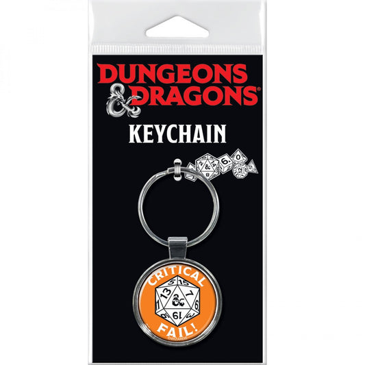 Dungeons & Dragons Critical Fail Keychain