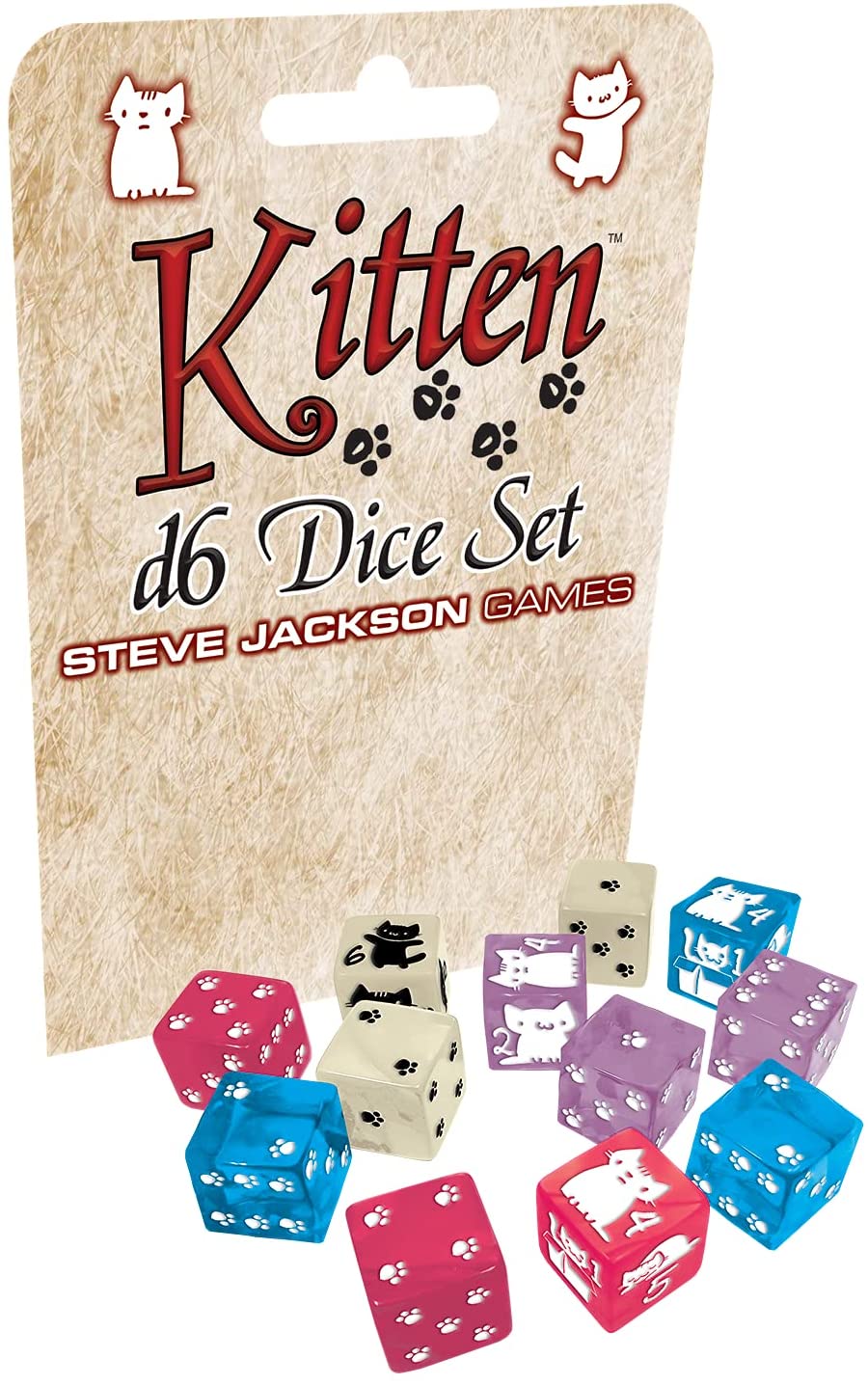 Kitten: D6 Dice Set