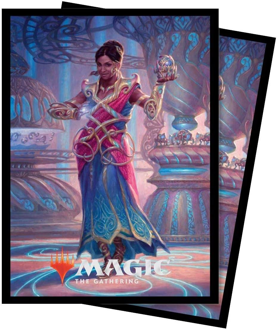 Magic the Gathering Sleeves Commander 2018 Saheeli the Gifted (100 Count)