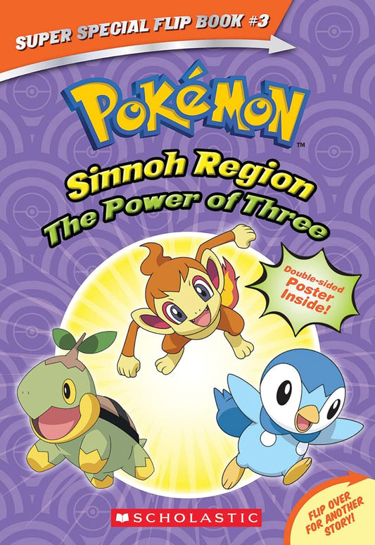 Pokémon Super Special Flip Book #3 Sinnoh Region / Hoenn Region - The Power of Three / Ancient Pokémon Attack