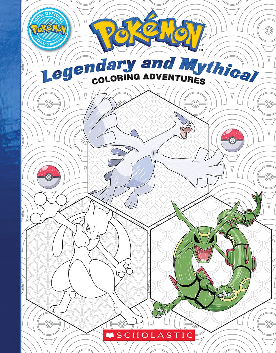Pokémon Coloring Adventures Legendary & Mythical Pokemon