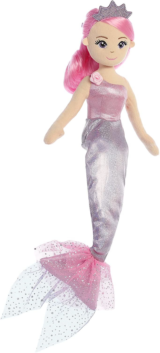 Sea Sparkles Princess Lavender Mermaid 18" Plush