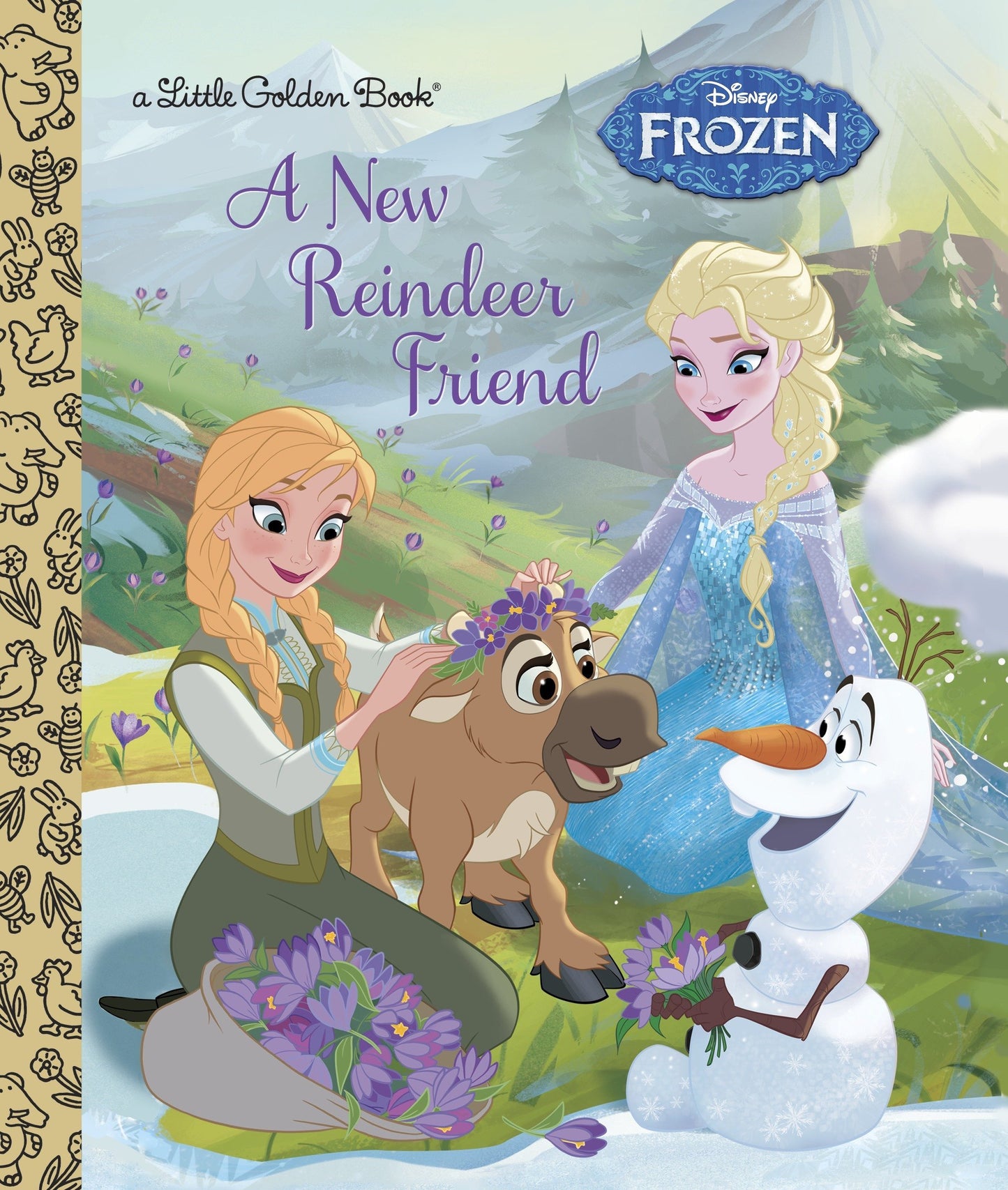 Little Golden Book Disney Frozen A New Reindeer Friend