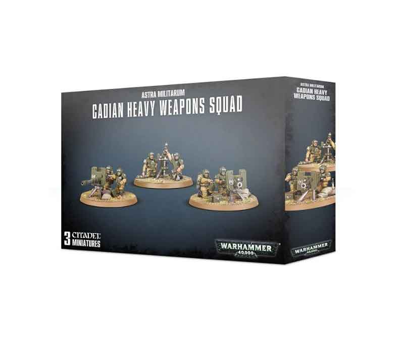 Warhammer 40k Cadian Heavy Weapons Squad
