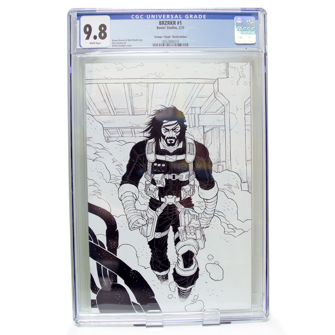 BRZRKR #1 2/21 Boom! Studios Grampa "Virgin" Sketch Edition (CGC Graded)