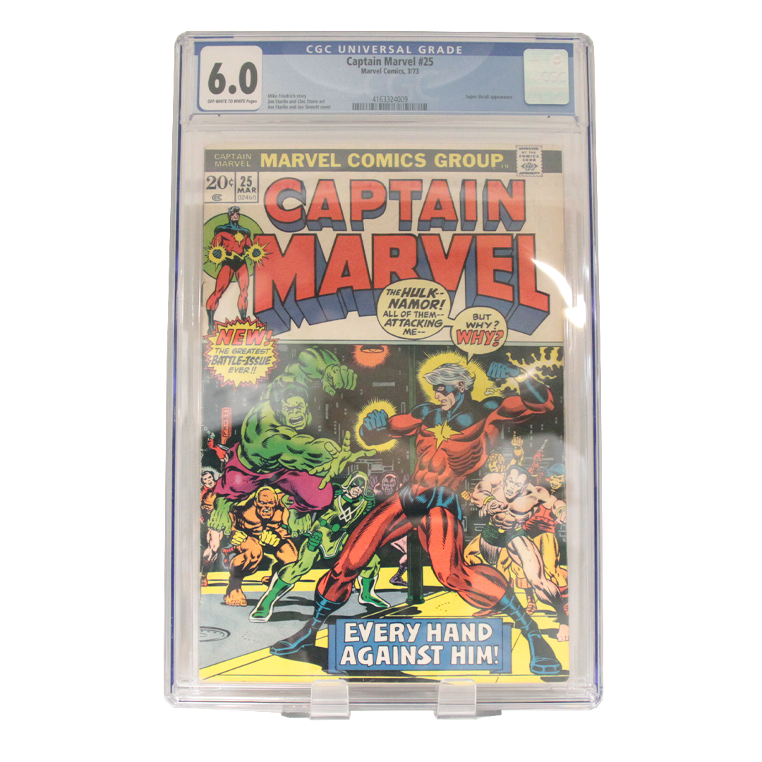 Captain Marvel #25 3/73 Marvel Comics (CGC Graded)