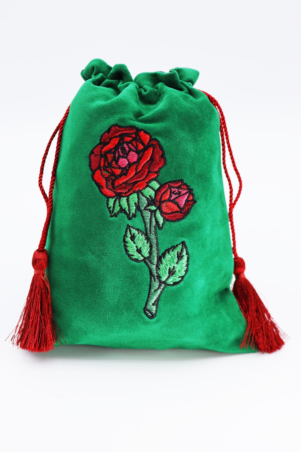 Red Rose Dice Bag