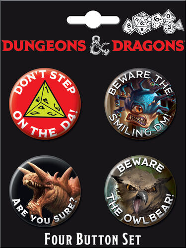 Dungeons & Dragons Button Set 3