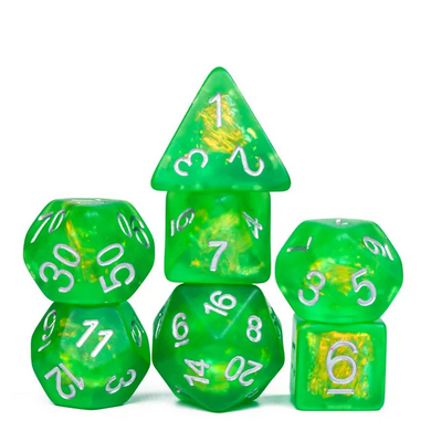 Radioactive Ore 7pc Dice Set