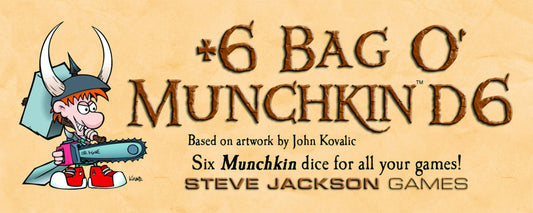 Munchkin +6 Bag O'Munchkins D6