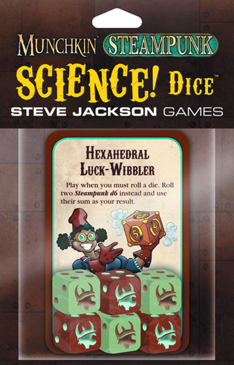 Munchkin Steampunk Science Dice