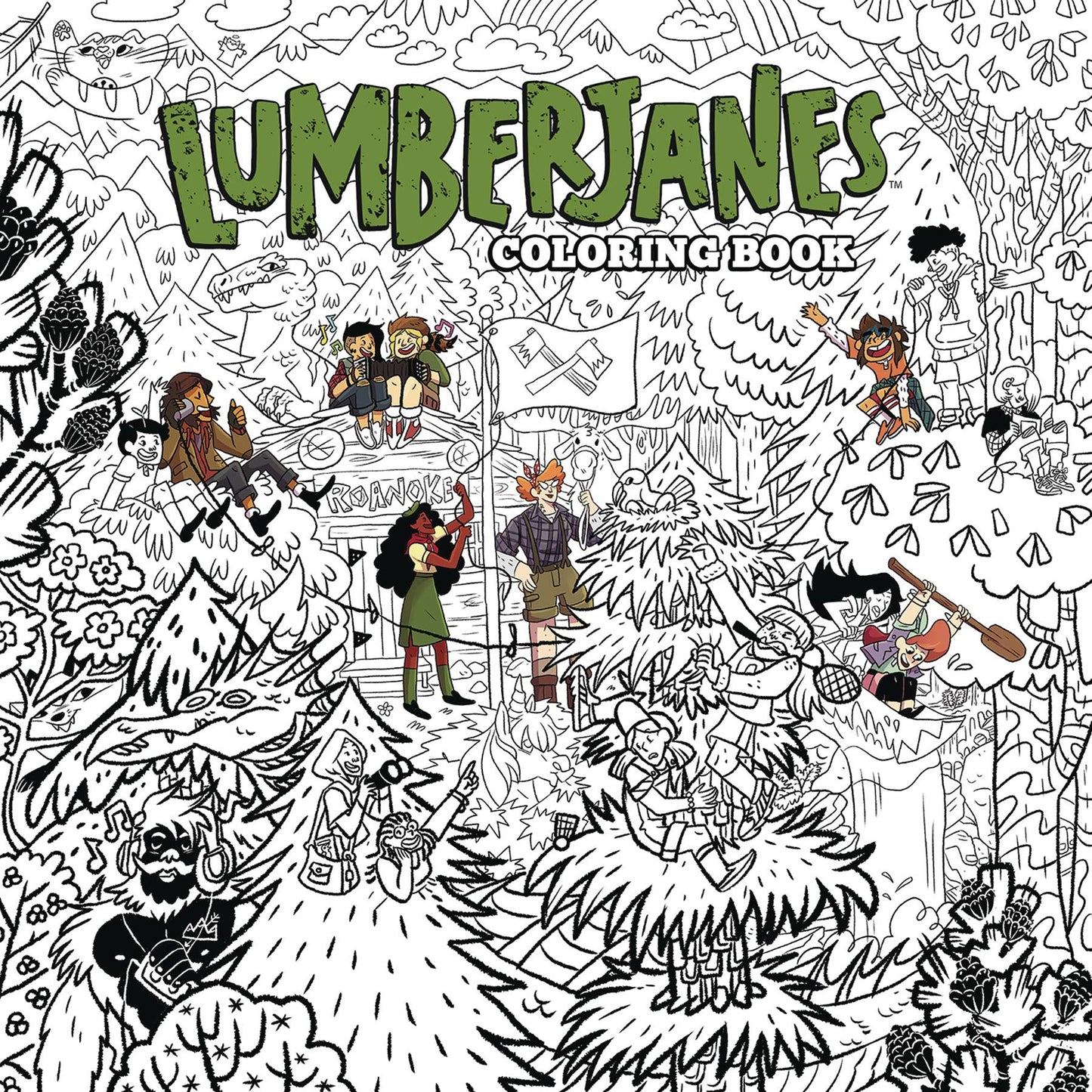 Lumberjanes Colouring Book