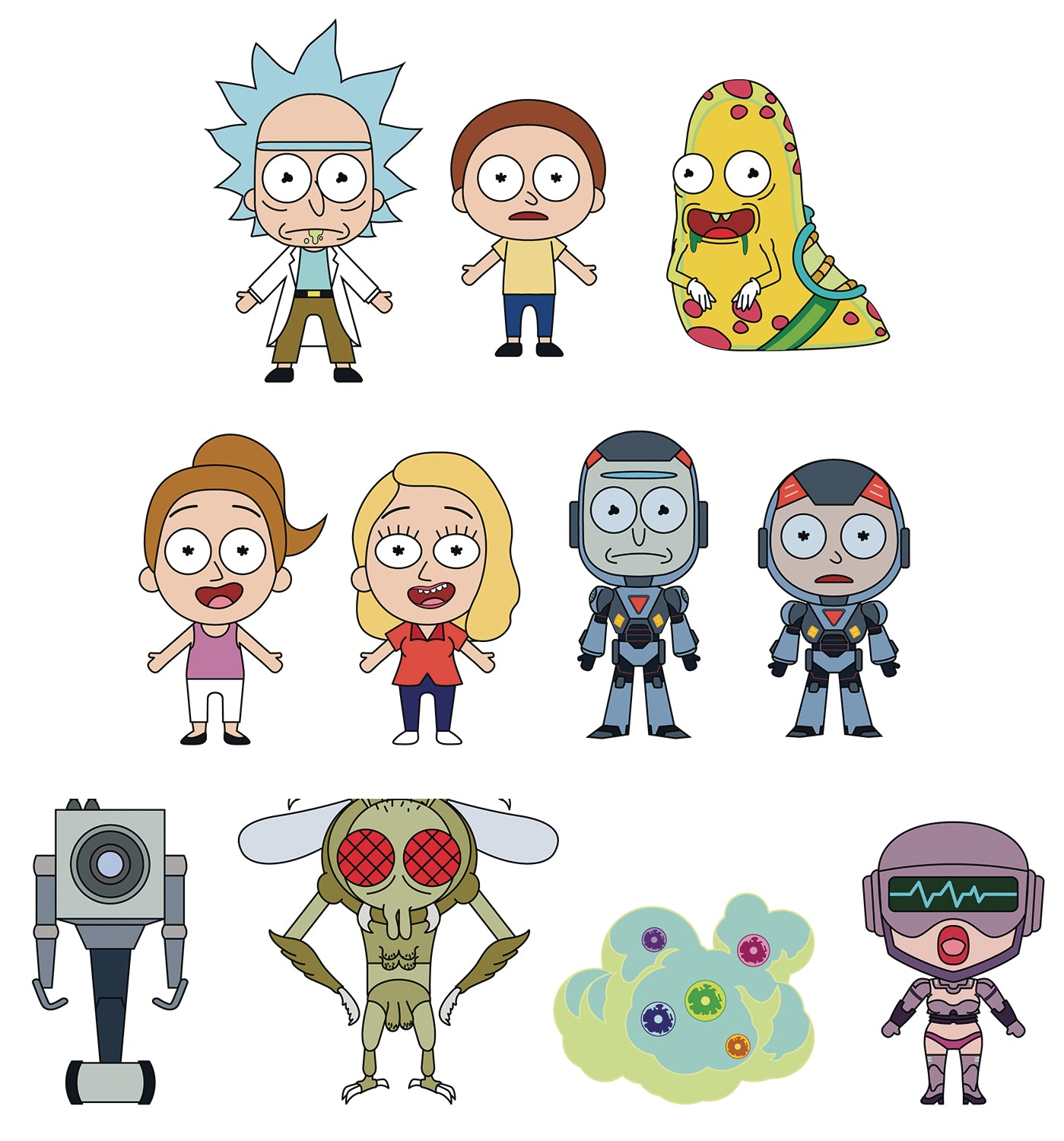 Rick & Morty Series 1 Laser Cut Figurine