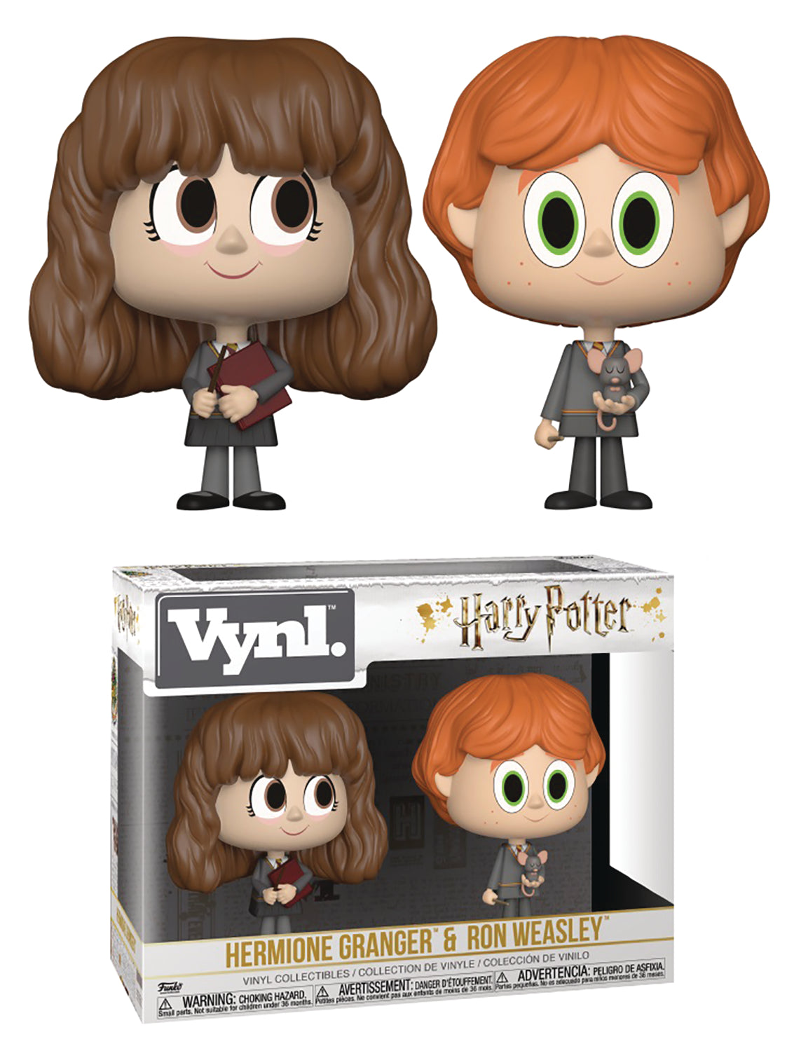 Vynl Harry Potter Ron & Hermoine Figure 2-Pack