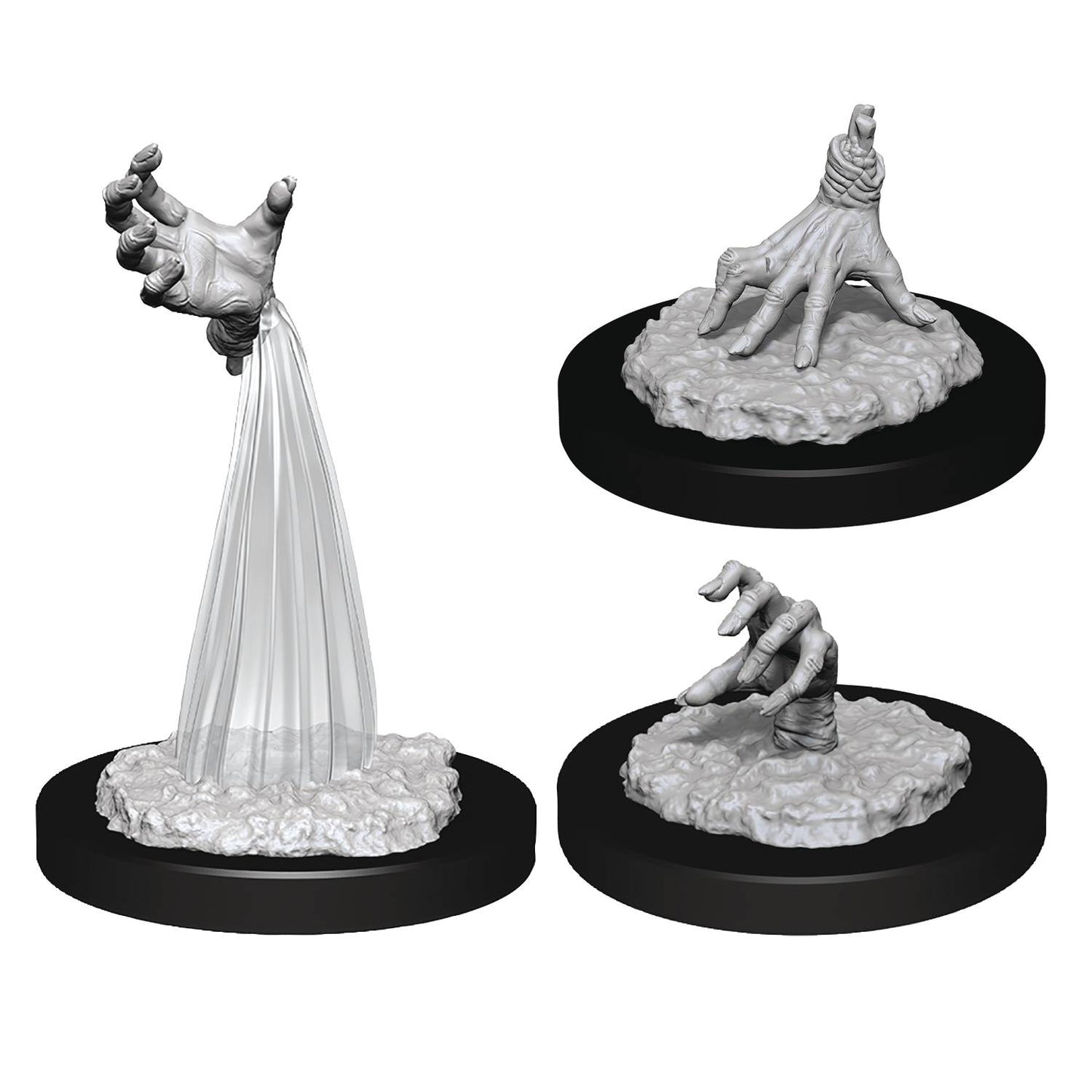 D&D Unpainted Crawling Claws Miniature