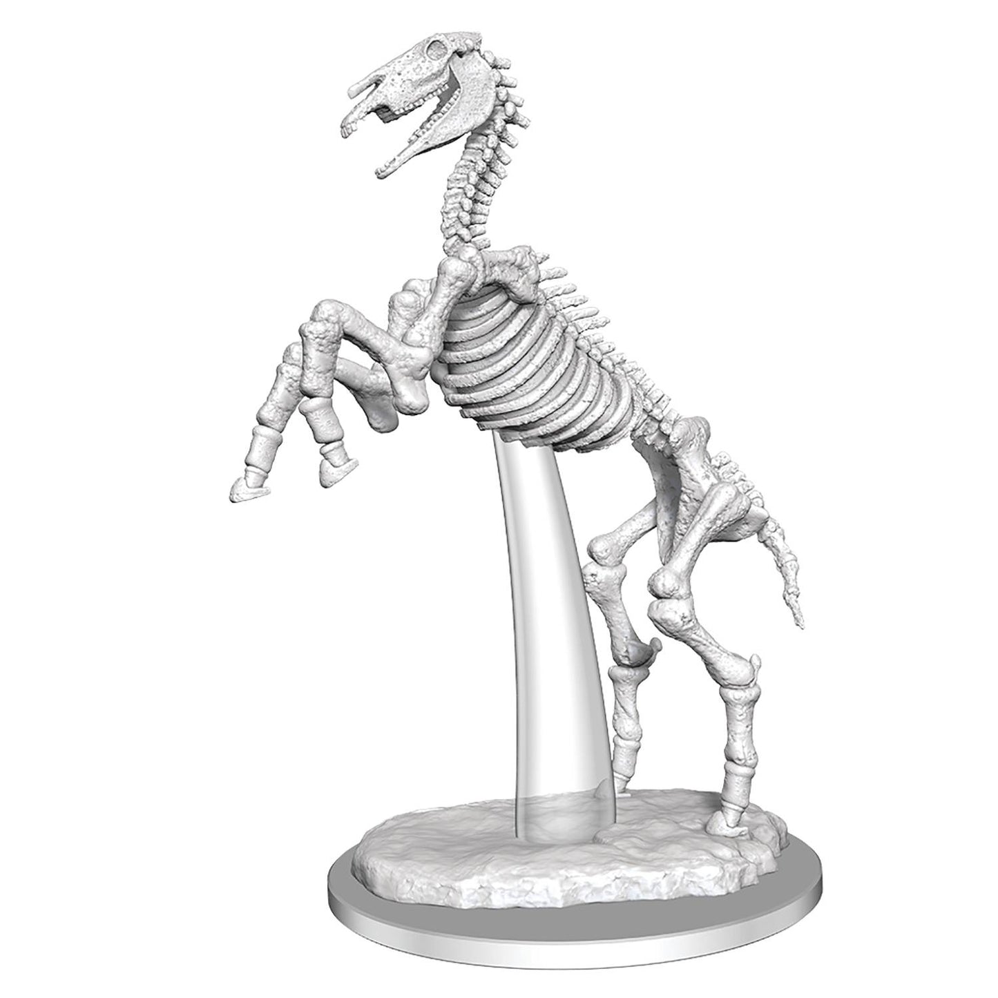 Pathfinder Unpainted Skeletal Horse Miniature