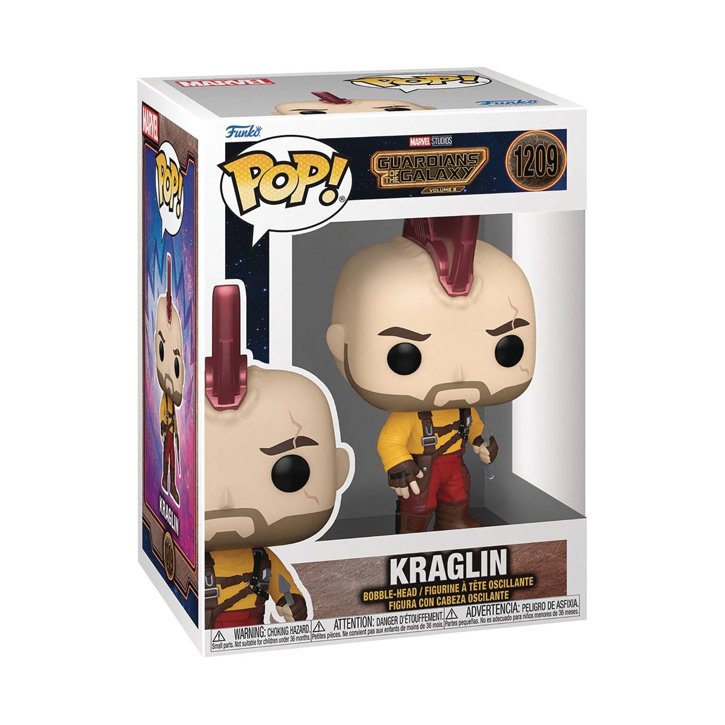 Pop Marvel Guardians of the Galaxy Vol. 3 Kraglin Vinyl Figure