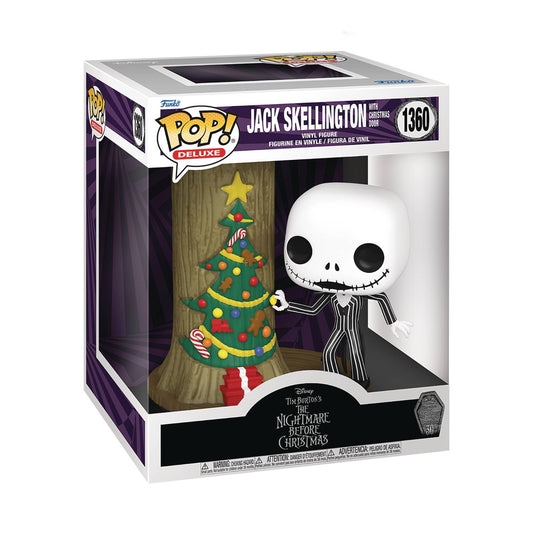 Pop Deluxe Disney Nightmare Before Chirstmas 30th Anniversary Jack with Christmas Door Vinyl Figure