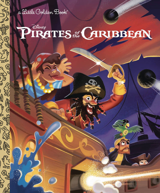 Little Golden Book Disney Classic Pirates Of Caribbean