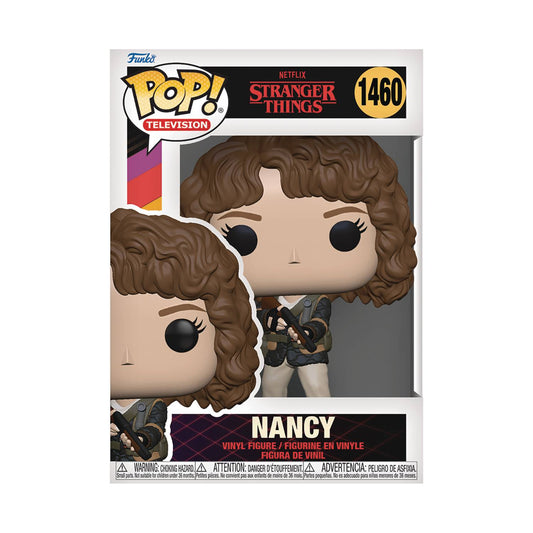 Pop Stranger Things S4 Nancy with Shotgun Vinyl Figure