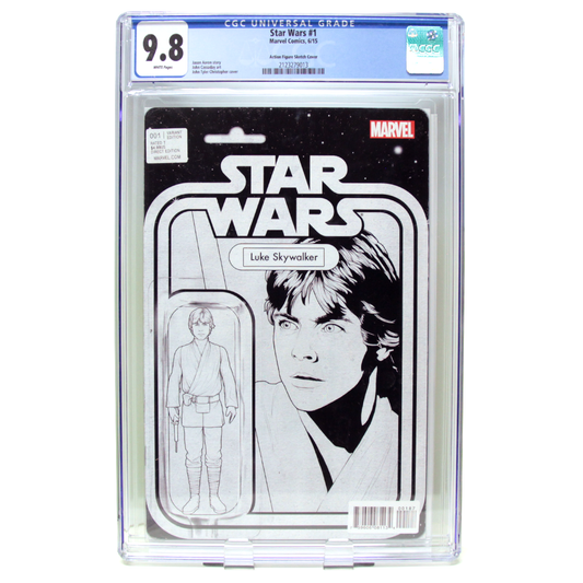 Star Wars #1 Action Figure Sketch Cover (CGC Graded)