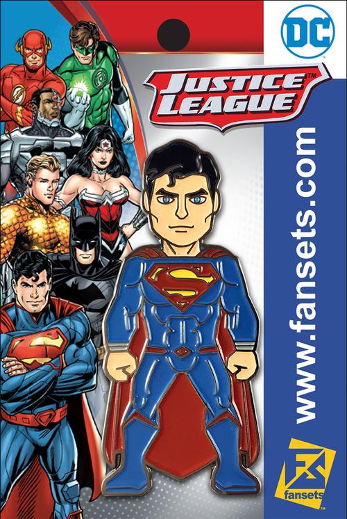 DC Comics Justice League Superman Licensed Fansets Pin