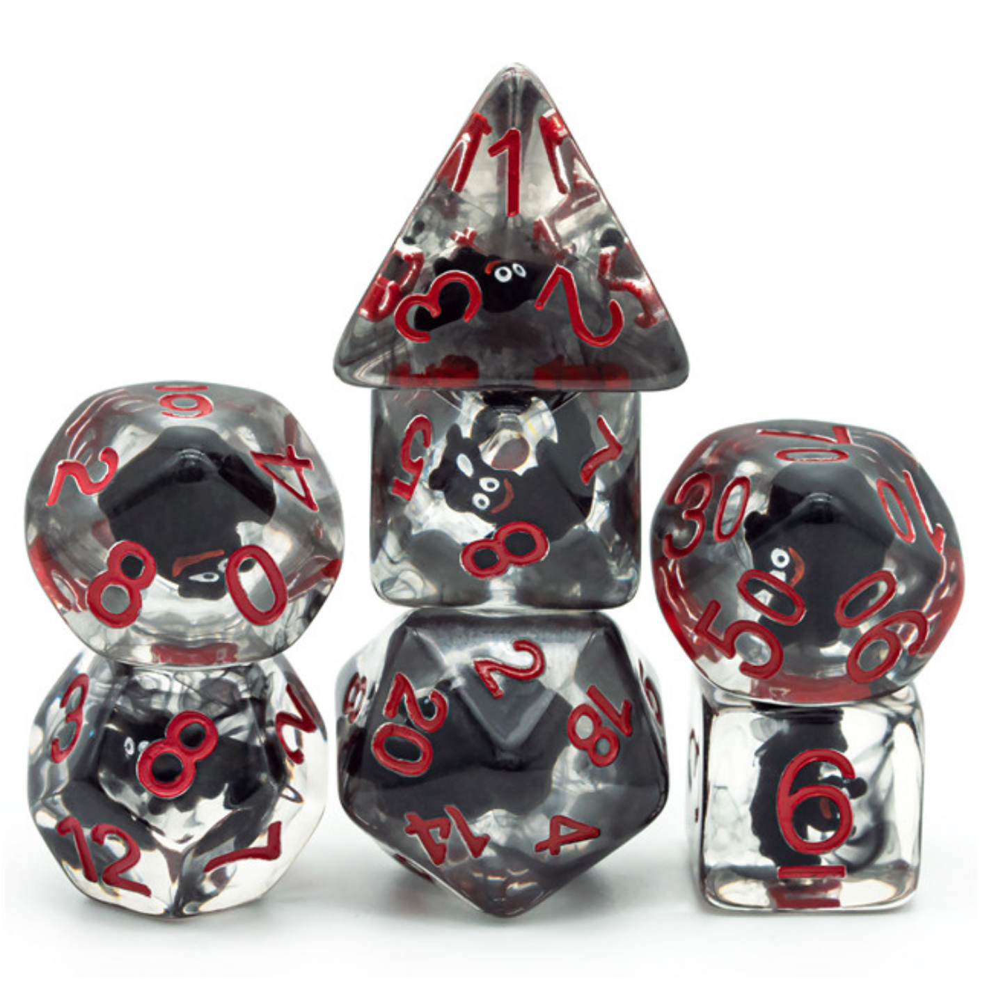 Vampire Bats Dice Set (7 Dice)