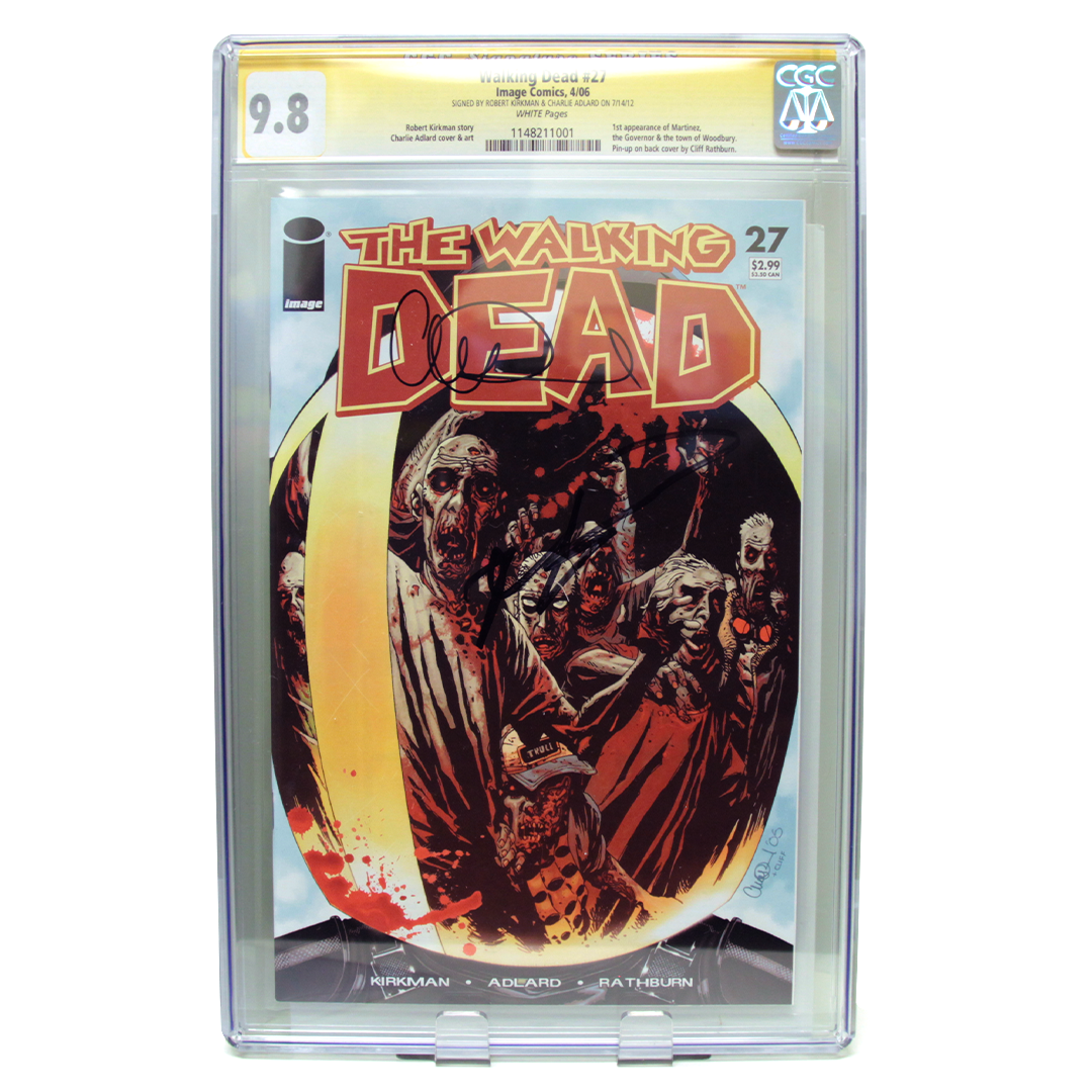 Walking Dead #27 signed by Kirkman and Adlard (CGC Graded)