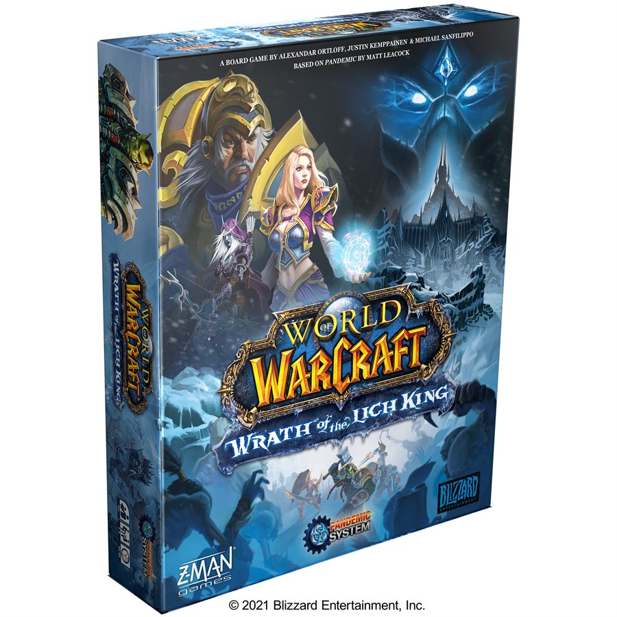 World of Warcraft Wrath of the Lich King - a Pandemic System Board Game