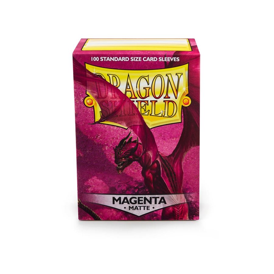 Dragon Shield: Matte Sleeves (Magenta)