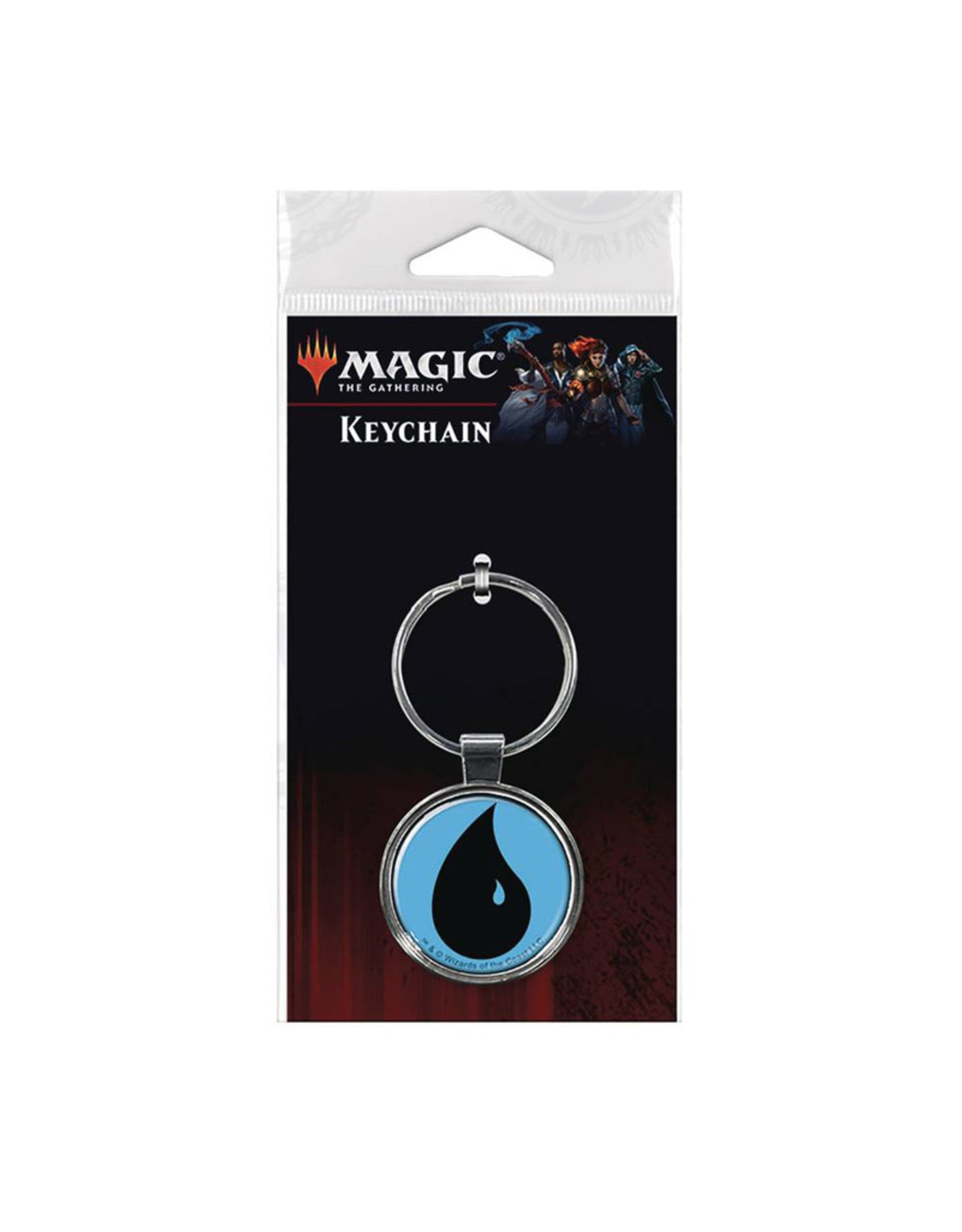 Magic The Gathering Blue Mana Symbol Keychain