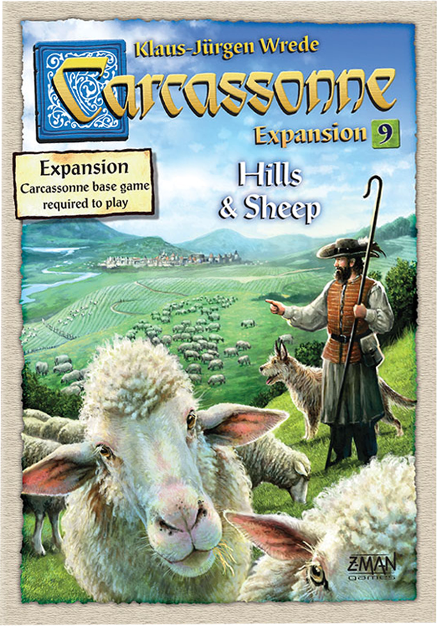 Carcassonne Hills & Sheep Expansion