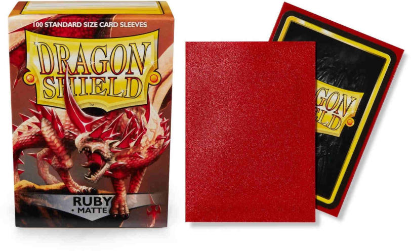 Dragon Shield: Matte Sleeves (Ruby)