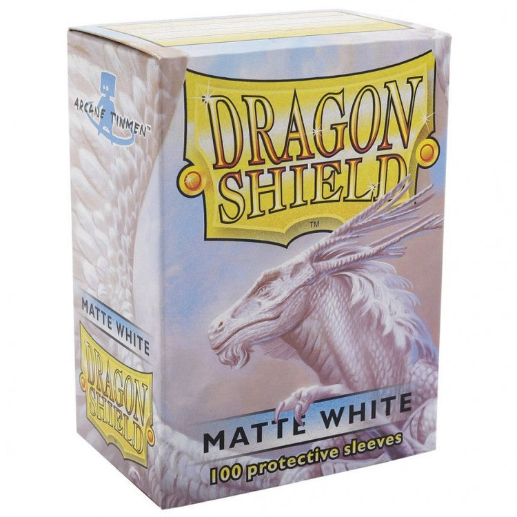Dragon Shield: Matte Sleeves (White)