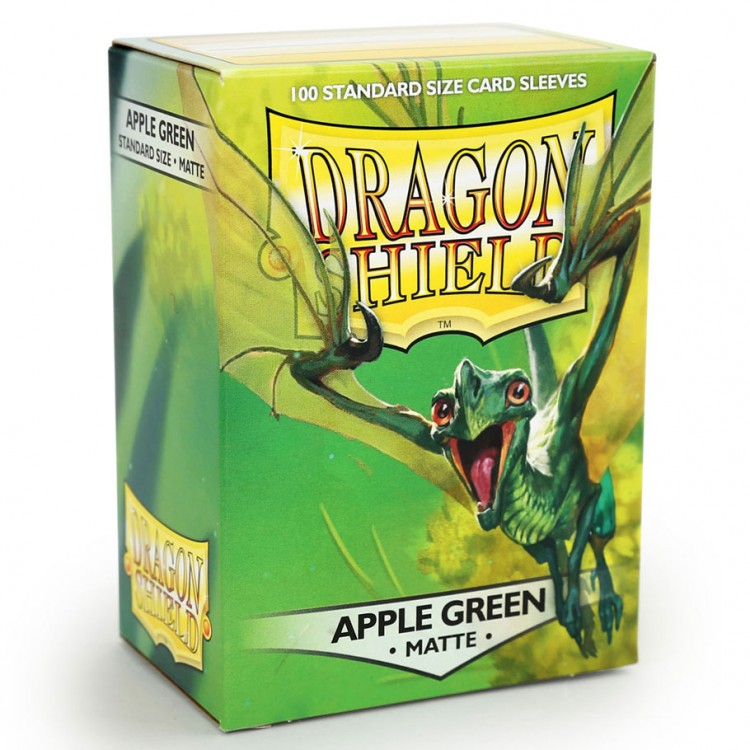 Dragon Shield Sleeves Matte Apple Green 100ct