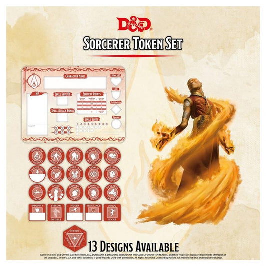 Dungeons & Dragons Sorcerer Token Set