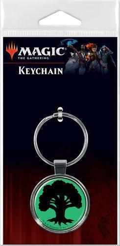 Magic the Gathering Green Mana Symbol Keychain