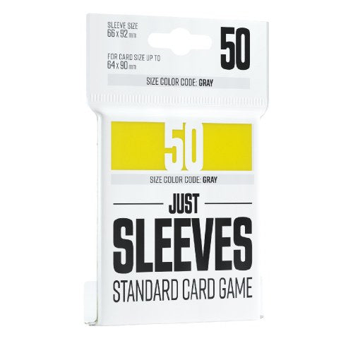 Gamegenic Just Sleeves Yellow Standard Sleeves (50ct)