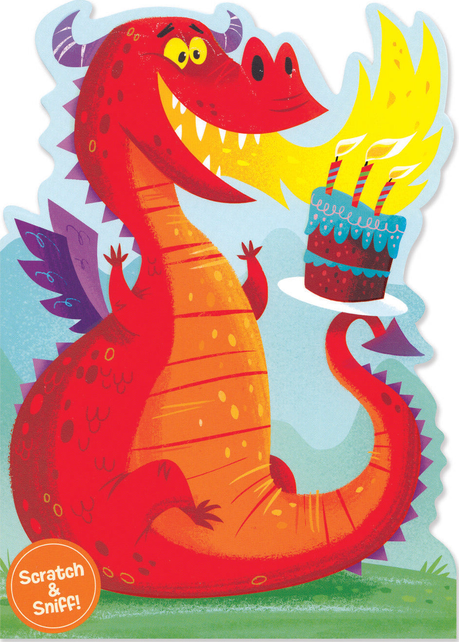 Fire Breathing Dragon Scratch & Sniff Card